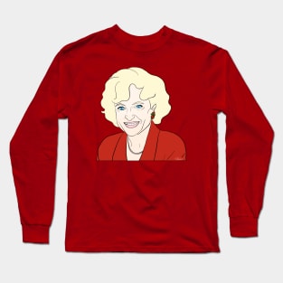 Betty White, Golden Rose Long Sleeve T-Shirt